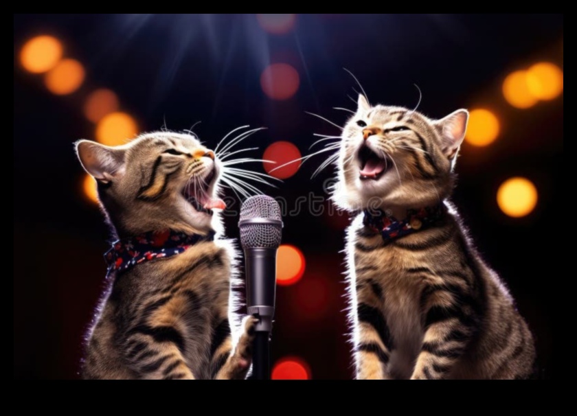 Kitty Karaoke: Explorând talentele și expresiile vocale ale pisicilor