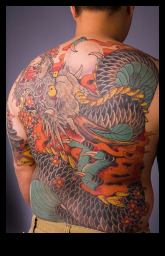 Rising Dragons: Puterea simbolică în arta tatuajelor japoneze