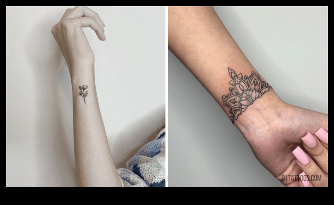 Ink Elegance: inspirații șic și simple pentru tatuaje la încheietura mâinii