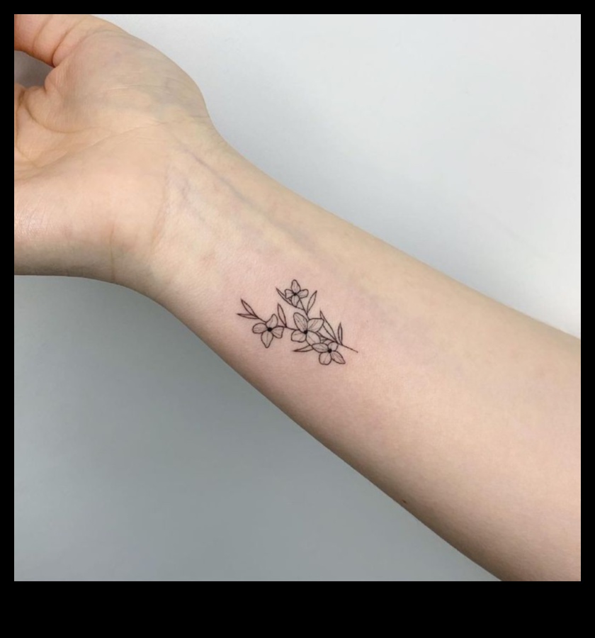 Tiny Tales: Narațiuni personale în tatuaje elegante la încheietura mâinii