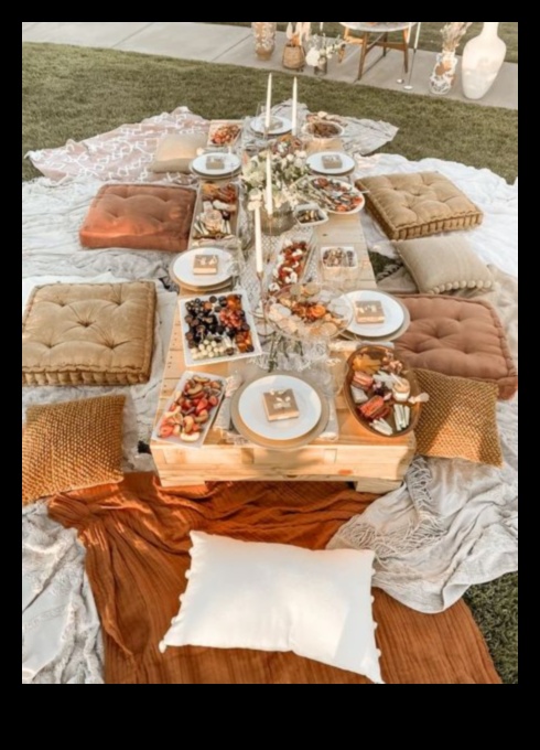 Cum pot include sfaturi pentru decorarea unui loc de picnic în aer liber cu vibrații Boho?